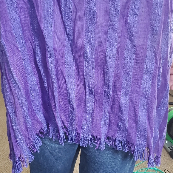 Plus size top N/W/T [ I keep tags] Bohemian top - Picture 4 of 9